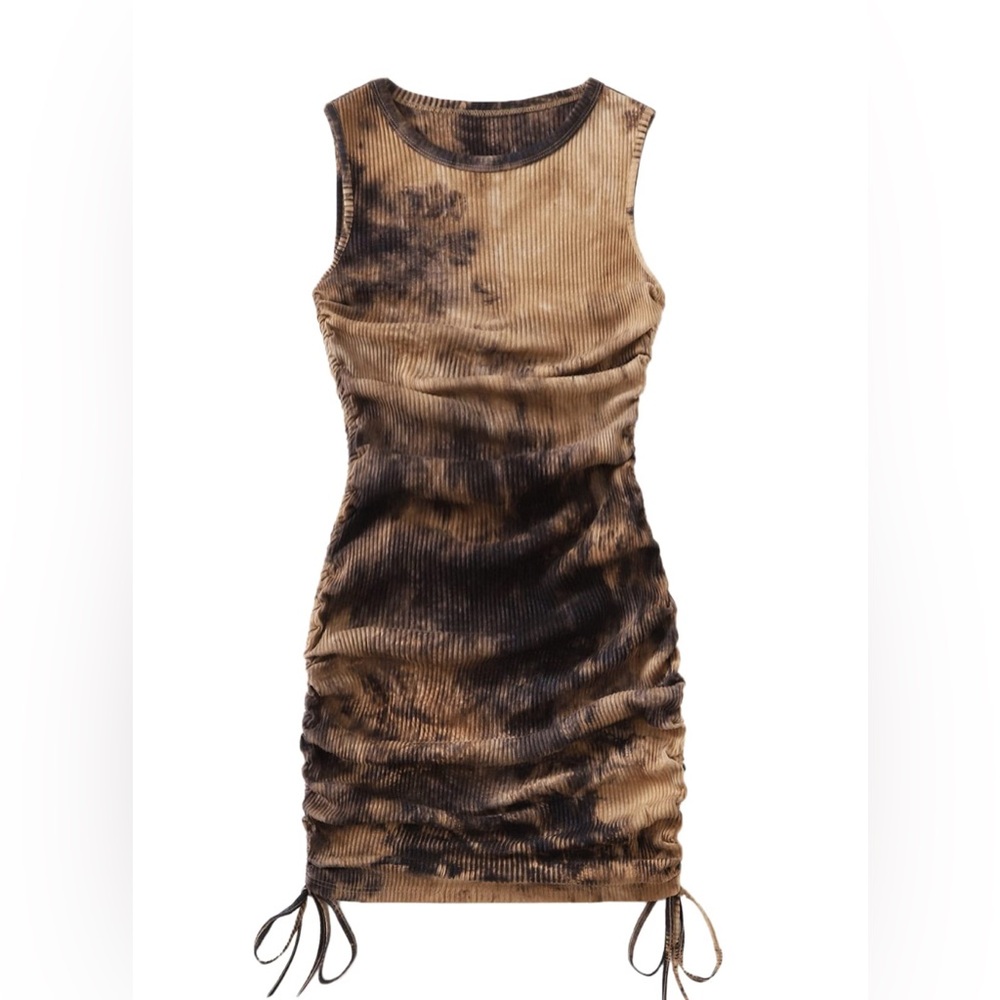 SHEIN Ruched Bodycon Mini Dress